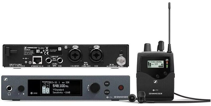 Sennheiser EW IEM G4-A1 Wireless In-Ear Monitoring System - Band A1: 470 to 516 MHz (EWIEMG4-A1) image 1