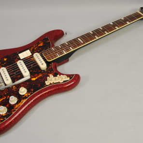 Norma EG-470 Electric Guitar Vintage 1960's Japan Red Sparkle Finish Professionally Set Up! image 1