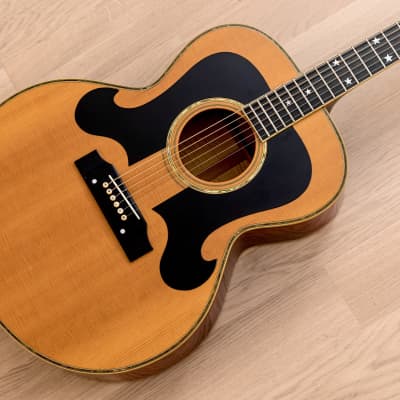 1979 Morris WJ-100SK Vintage Jumbo Acoustic Guitar w/ Case