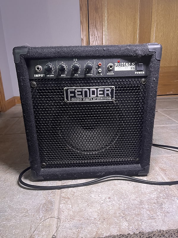 Fender フェンダー RUMBLE 15 ベースアンプ ランブル 自宅用 15W