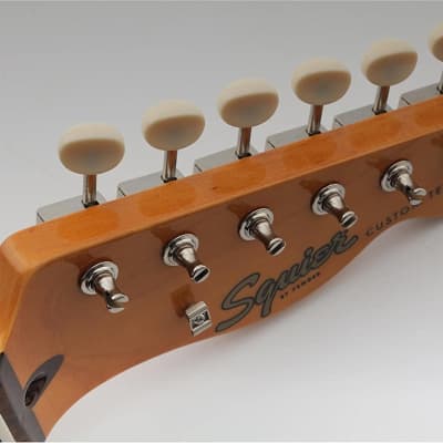 Vintage 6-in-Line Guitar Tuners Split Shaft Machine Heads Tuning Pegs Nickel image 6