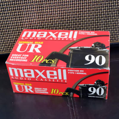 Maxell XLII High Bias 90 Minute Cassette Tapes 10-Pack