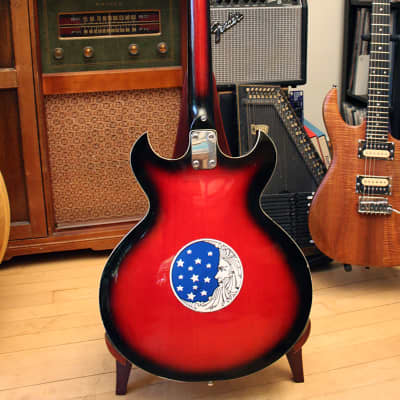 Maxitone Hollow Body Electric MIJ 1960s - Red image 12