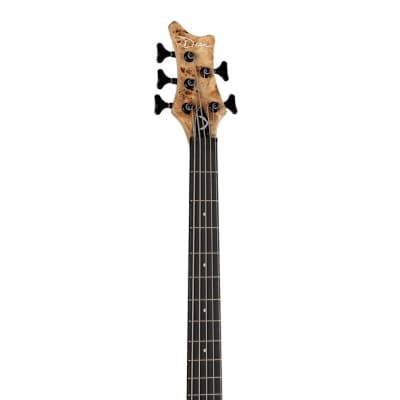 Dean Edge Pro Select 5-String Bass Guitar - Burled Poplar - Used image 6