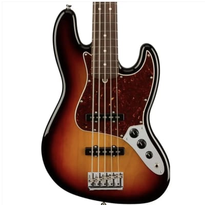 Fender American Professional II Jazz Bass V 5-String 3-Color Sunburst (Philadelphia, PA) image 1
