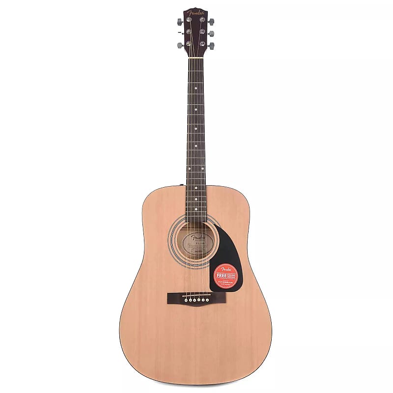 Fender FA-100 Spruce/Basswood Dreadnought Natural image 1