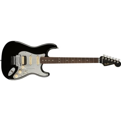 Fender American Ultra Luxe Stratocaster Floyd Rose HSS, Rosewood Fingerboard, Mystic Black image 2