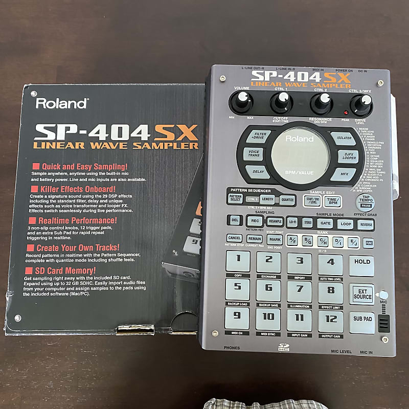 ローランド Roland SP-404SX サンプラー USED Roland SP-404SX Compact Linear Wave Sampler used | eBay