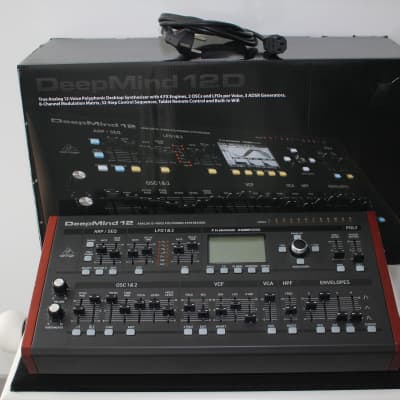 Behringer DeepMind 12D Desktop 12-Voice Polyphonic Analog Synth Module 2016 - Present - Black