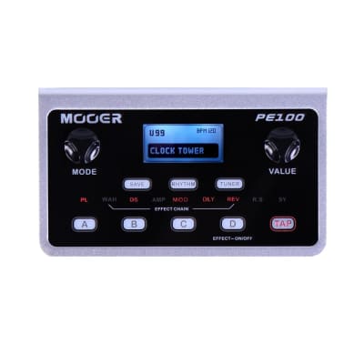 MOOER PE100 Multi-effects Processor Guitar Effect Pedal 39 Types Effects Guitar Pedal 40 Drum Patter image 3