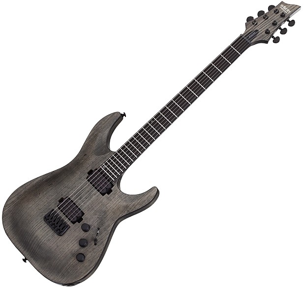 Schecter C-1 EX Apocalypse Baritone Guitar in Rusty Grey 1304