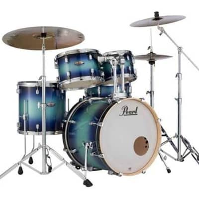 Pearl Decade Maple 7 Piece Shell Pack Gloss Lacquer Over Deep Red