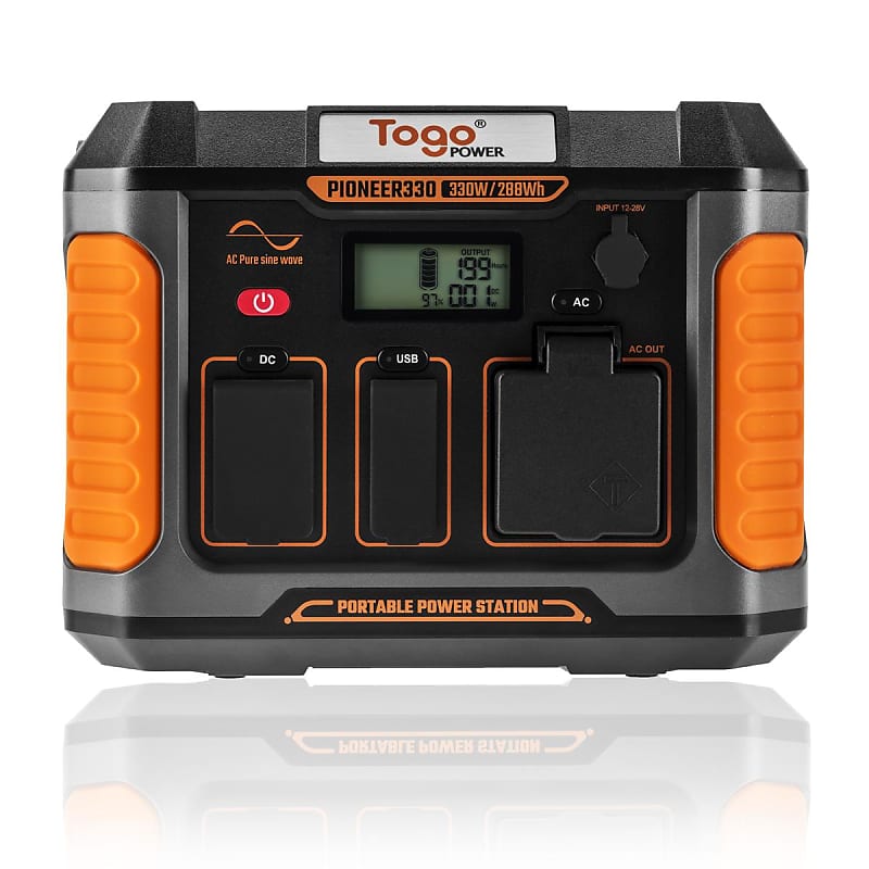 Togo Power Togo Power Pioneer 330, 288WH Portable Power Station Lithium  Battery 330W (660W Peak) for Hiking, Camping, Home Emergency, Tailgating,  Hobb