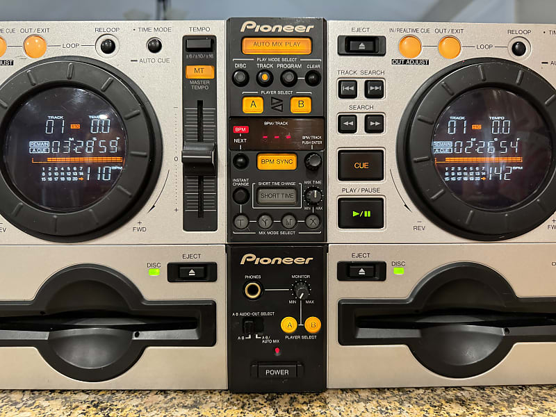 Pioneer CMX-5000 Dual Twin CD DJ Rackmount Players Deck Rack