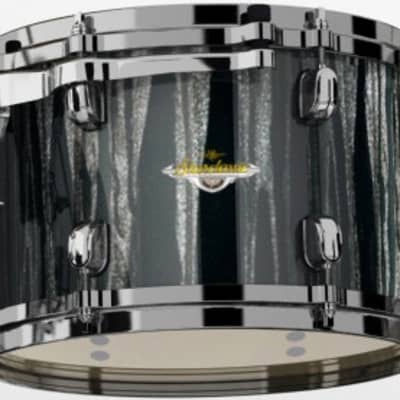 Tama MAT0806BN-BCS Starclassic Maple Lacquer Rack Tom 8" x 6" Black Clouds & Silver Linings/Black Nickel HW image 1