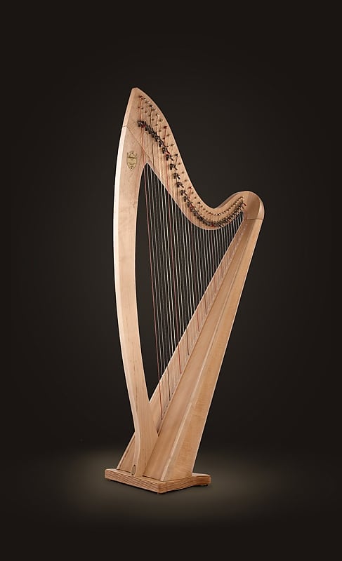 Lyon & Healy Troubadour VI Lever Harp Natural image 1