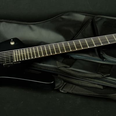 Ibanez Iceman Iron Label 7string Electric Guitar w/Bag - Black Flat image 2