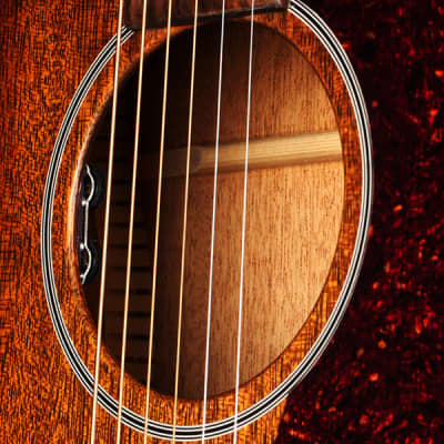Guild - D-20 - Acoustic Guitar - Solid Mahogany - Natural Finish - w/ Guild Deluxe Humidified Wood Case image 5