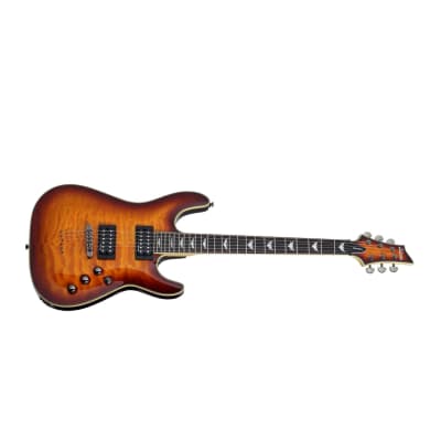 Schecter Omen Extreme-6 6-String Solid Body Maple neck Electric Guitar (Right-Handed, Vintage Sunburst) image 2