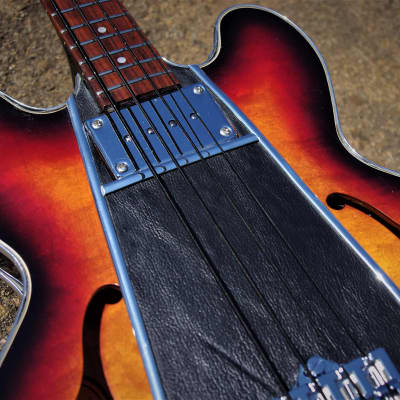 Epiphone Rivoli 1996 Sunburst. Bass. Recreated by the Artist 