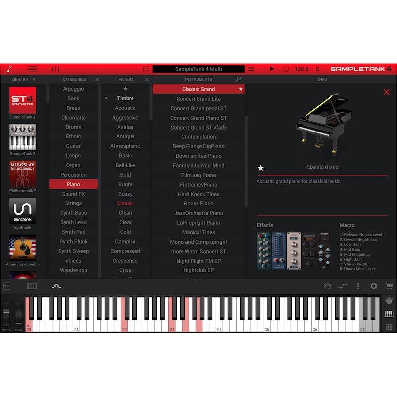 IK Multimedia SampleTank 4 SE Sample-Based Virtual Instrument Plug