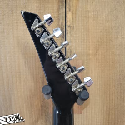 Memphis S-Style Electric Guitar Black Used Bild 6