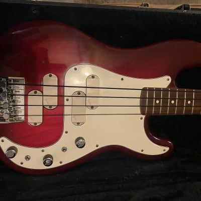 Fender Elite II Precision Bass 1983 - Red Burst for sale