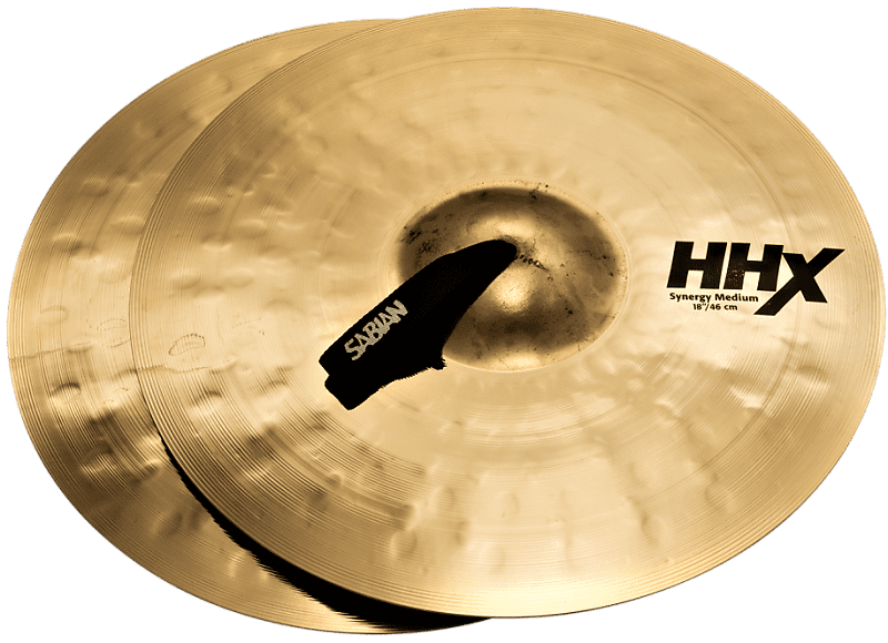 Sabian Pair of HHX Synergy 18" Hand Held Medium Cymbals image 1