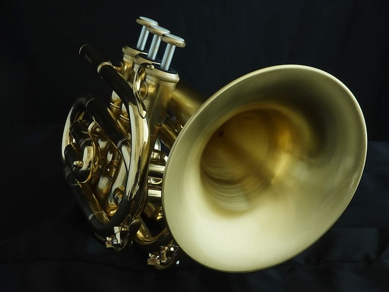 Satin Lacquer ACB Doubler's Large Bell Pocket Trumpet!