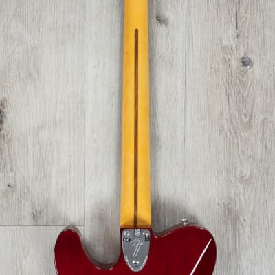 Fender Limited Edition American Vintage II 1977 Telecaster Custom Guitar, Belly Cut, Maple, Wine image 5