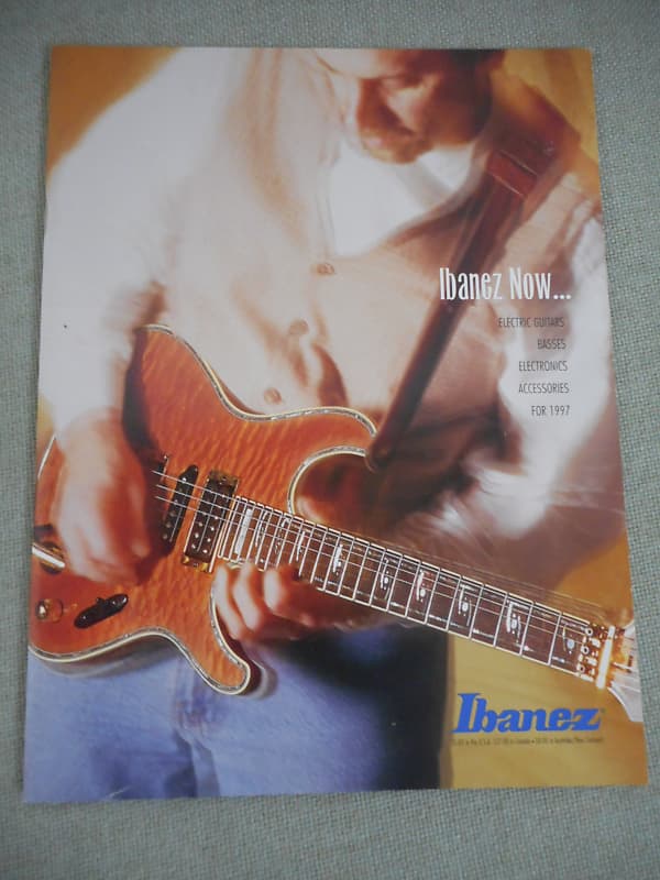 Ibanez Electric Guitar Catalog 1997 Reverb UK