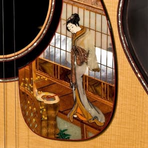 Harvey Leach - The Geisha Inlay Art Guitar (pairs with The Samurai - also listed) image 3