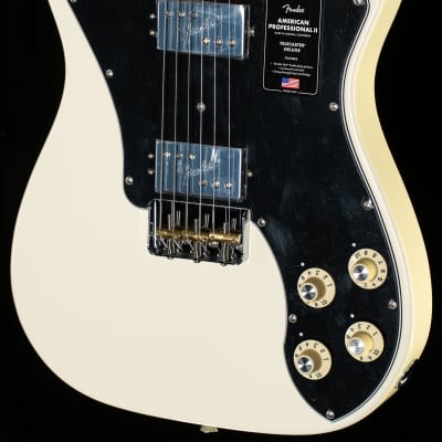 Fender American Professional II Telecaster Deluxe Maple Fingerboard Olympic White (747) for sale