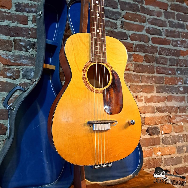 Silvertone Mo. 604 Rubber Bridge Acoustic w/ HSC (1960s Reverb