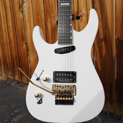 ESP LTD Mirage Deluxe '87 - Snow White Left Handed 6-String Electric Guitar (2023) image 1