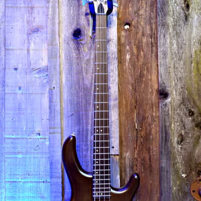 Cort Action PJ OPW 4-String Bass Open Pore Walnut image 6