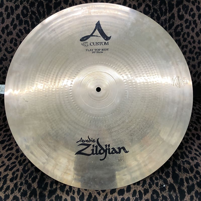 Zildjian 20" A Custom Flat Top Ride Cymbal image 1