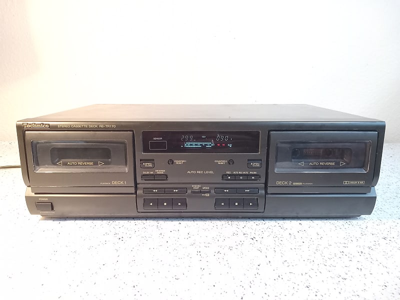 Technics RST130 Dual Double Dubbing Cassette Tape Deck 80s Reverb