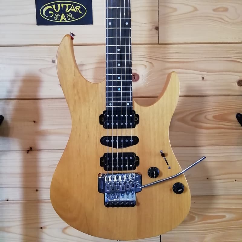 Yamaha RGX 421D Natural Satin 1990s superstrat | Reverb