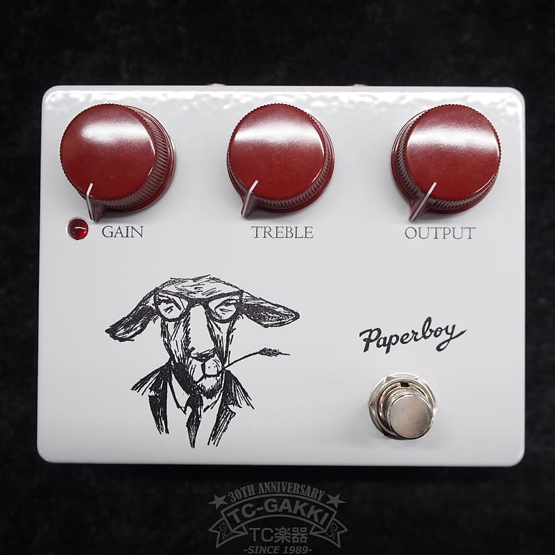 Paperboy Pedals Goat silver
