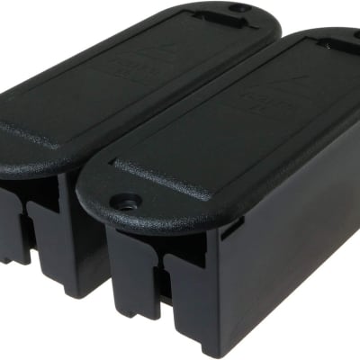 9V Battery Box 2PCS Black Musical Accessories 9V Battery Case Holder for Active Guitar Bass Pickup for sale
