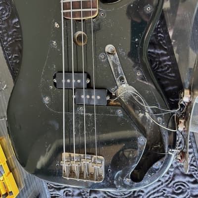 Fender Precision Bass 1979 - a cool Black P Bass like the one used by Phil Lynott of Thin Lizzy. image 10