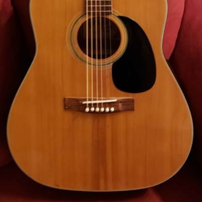 Greco F-100 Dreadnought Acoustic Guitar 1970's Japan | Reverb