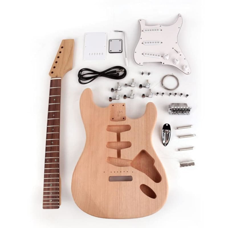 Solo PRK-10 DIY Electric Guitar Kit With Quilted Maple Top | Reverb