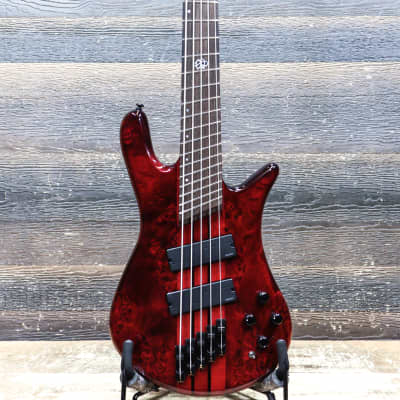 Spector NS Dimension 5 Multi-Scale 34-37" Inferno Red Electric Bass w/Bag #W232298 image 1