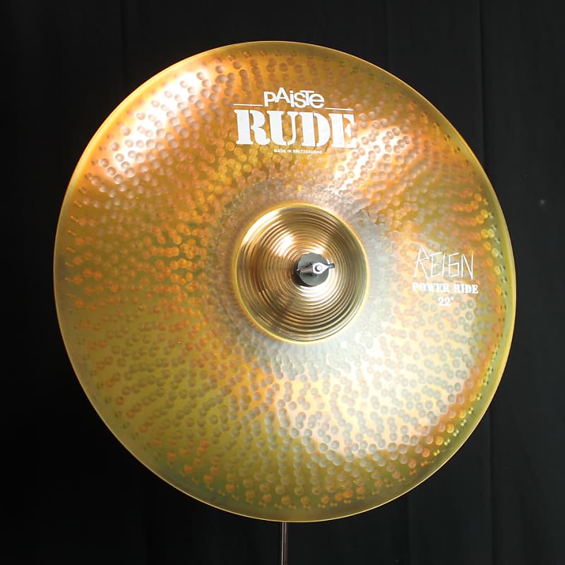 Paiste 22" RUDE "The Reign" Dave Lombardo Signature Power Ride Cymbal image 3