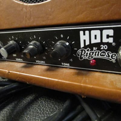 Pignose HOG20 Used 20W Rechargeable Guitar Amplifier Vintage With Adaptor Tested Great Work image 5