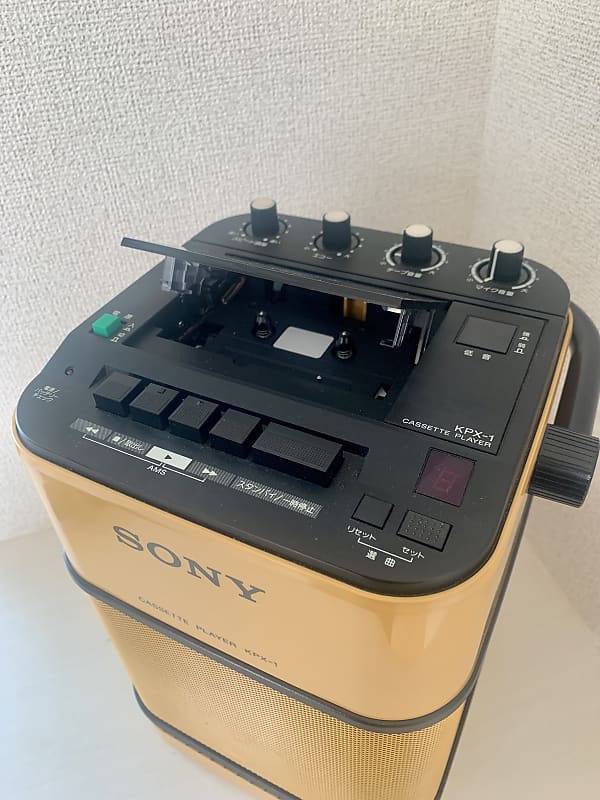 SONY KPX-1 カセットプレーヤー Rare】Sony KPX-1 Old Cassette Player Pop | Reverb