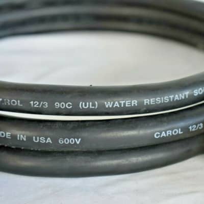 HUBBELL 10FT 20A 125V TO 15A 15A 125V POWER CABLE #7266 (ONE) image 7