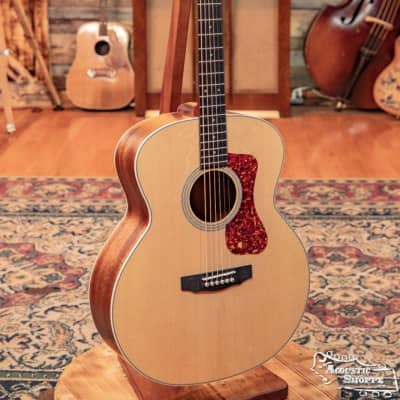 Guild BT-240E Sitka/Mahogany Jumbo Natural Top Baritone Acoustic Guitar w/ Fishman Pickup #9950 image 3